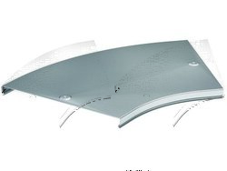 DKC Крышка CPO 45 на угол горизонтальный 45° осн.500, цинк-ламельная арт. 38027ZL