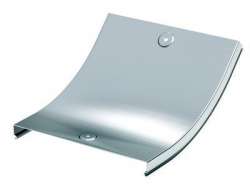 DKC Крышка CS 45 на угол вертикальный внутр. 45° осн.200, нержавеющая арт. 38224INOX