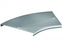 DKC Крышка на угол CPO 45 горизонтальный 45° осн.50, нержавеющая арт. 38020INOX