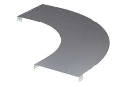 DKC Крышка на угол горизонтальный 90?, осн.200, R-600, нержавеющая арт. LK0026INOX