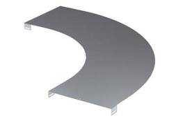 DKC Крышка на угол горизонтальный 90?, осн.600, R-600, нержавеющая арт. LK0066INOX