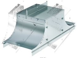 DKC Крышка-ответвитель TSS (плоск) 200/80, цинк-ламельная арт. 37234ZL