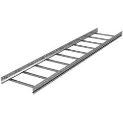 DKC Лоток лестничный 100х300, лонжерон 2 мм, L 6 м, горячий цинк арт. ULH613HDZ