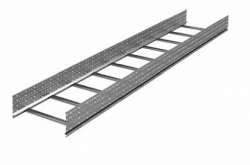 DKC Лоток лестничный 200x800, лонжерон 2 мм, L 3 м, цинк-ламель арт. ULH328ZL