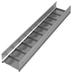 DKC Лоток листовой неперфорированный 150х600, лонжерон 1,5 мм, L 3 м арт. UNM356