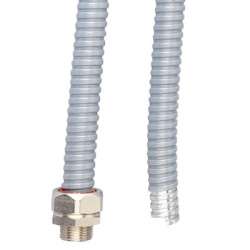 DKC Металлорукав DN 20мм в ПВХ изоляции в оплетке из оцинк стали,Dвн 20,5 мм,Dнар 25,5, 50 м арт. 6071T-022