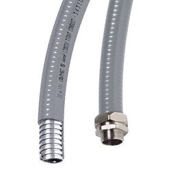 DKC Металлорукав DN 20мм в гладкой ПВХ изоляции, Dвн 20,5 мм, Dнар 27,0, IP66, 50 м, цвет серый арт. 6070-22