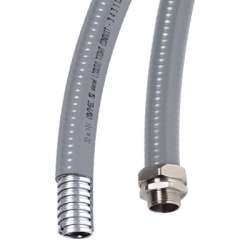 DKC Металлорукав DN 35мм в гладкой ПВХ изоляции, Dвн 35,0 мм, Dнар 43,0, IP66, 25 м, цвет чёрный арт. 6070-38N