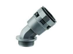 DKC Муфта 45 грд. труба-коробка DN 29 мм, М32х1,5, полиамид, цвет черный арт. PAL29M32N