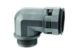 DKC Муфта 90 грд. труба-коробка DN 17 мм, M20х1,5, полиамид, цвет чёрный арт. PAN17M20N