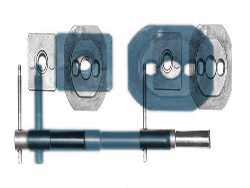 DKC Набор для пробивки отверстий стыков лотковДКС(матрица,пуансон,ключ) арт. 37040