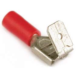 DKC Наконечник плоский с изолир.фланцем (смешанный) 1,5-2,5 кв.мм 6,3х0,8 мм (РПИ-О) арт. 2B30P