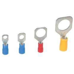 DKC Наконечник с изол. фланцем, сечение провода 2.5-6мм2 желтый, под винт 8.2мм (поштучно) арт. 2C8P (Розн.)