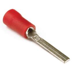 DKC Наконечник штыревой плоский с изол. фланцем,сечение провода 0.25-1.5мм2 арт. 2A11CP