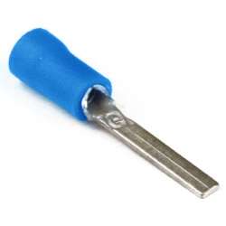 DKC Наконечник штыревой плоский с изолир.фланцем,сечение провода 1.5-2.5мм2 арт. 2B11LP