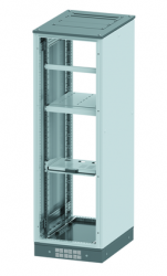 DKC Напольный шкаф 42U Ш800хГ800 без дверей, в комплекте перфорированый цоколь с щеточным вводом,крыша не укомплектована арт. R5IT4288WD