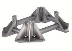 DKC Основание сдвоенной колонны опорной конструкции (кабельной эстакады) BTL-20, горячеоцинкованное арт. BTG2002HDZ