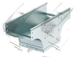DKC Ответвитель TDSA Т-обр. вертикальный 100/200, горячеоцинкованный арт. 37606HDZ