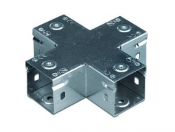 DKC Ответвитель горизонтальный Х-образный 50х50, глухой, цинк-ламельный арт. 39004ZL