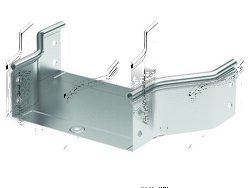 DKC Переходник RRC симметричный 500/300 H50, горячеоцинкованная арт. 36318HDZ