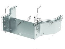 DKC Переходник RRC симметричный 600/500 H80, горячеоцинкованный арт. 36296HDZ