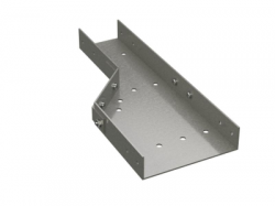 DKC Переходник правосторонний 150/100 H=50, стеклопластик арт. GRR51510