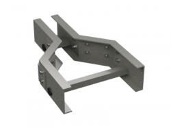 DKC Переходник центральный H100, 300/150, стеклопластик арт. GLC13015