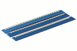 DKC Планка 2,3 с черными буквами S на белом фоне арт. BL117MSSBW