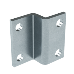 DKC Пластина для крепления консолей BBF-60 к тяжелому подвесу/профилю, горячеоцинкованная арт. BMD2002HDZ