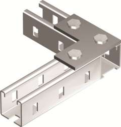 DKC Пластина соединительная L-обр., длина 90х90 мм, 3отв., горячеоцинкованная арт. BMD1021HDZ