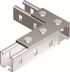 DKC Пластина соединительная L-образная 90х140 мм 4 отв. арт. BMD1022HDZ