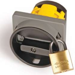 DKC Площадка серая и круглая черн.ручка под замок, 67х67, на винты арт. AZ0901