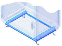 DKC Рама для крепления шкафа Сonchiglia к полу, ГхШ: 330 х 580 мм арт. 095775300