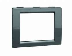 DKC Рамка универсальная на 2 модуля, цвет чёрный арт. F00011B