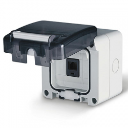 DKC Розетка RJ 45 настенная арт. DIS137648150