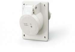 DKC Розетка панельная 40-50 Вольт, 16 Амп, 40-50 В/50-60 Гц, IP44, 2 полюса арт. DIS4301616