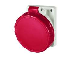 DKC Розетка панельная с наклоном IP67 63A 2P+E 230В арт. DIS4156363