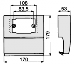 SE Prisma Plus P Плата для 3-4 вертикальных выдвижных аппаратов NS-INS250 арт. 03421