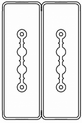 DKC Секция прямая шинопровод 2+2 точек отвода L=3000мм Cu 2P+2P40A арт. LTC40BSP41AA000