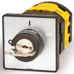 DKC Серебряная площадка и ручка с ключом, 48х48, отв. 22 мм арт. AZ5701