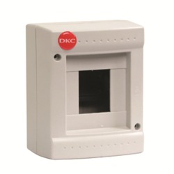 DKC Щиток настен. без дверцы 4 мод.,IP40, серый арт. 83604
