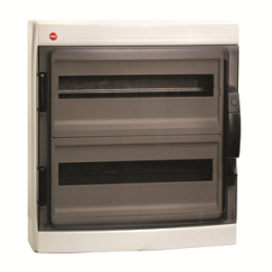 DKC Щиток настен. с дверцей 36 мод., IP65, серый, с усил. клеммн.блоком 2х87312 арт. 85736