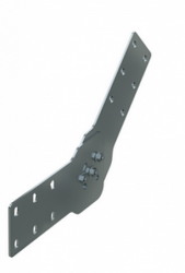 DKC Соединитель шарнирный вертикальный H 150 мм, цинк-ламельный арт. UVH050HDZL