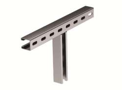 DKC T-образное крепление к вертикальной двутавровой балке, 200 мм, горячеоцинкованное арт. BMH3020HDZ