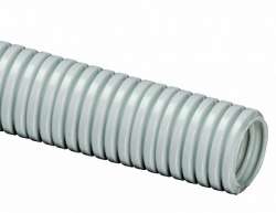 DKC Труба ПВХ гибкая гофрированная легкая D=32мм (25м) серая без протяжки (Серия 9) арт. 90932