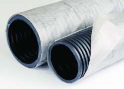 DKC Труба двустенная дренажная гибкая, с фильтром,(в компл. с соед. муфтой), внеш.D=200 мм (35m) арт. 141920A