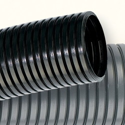 DKC Труба гофр. DN29мм, ПВ-2, Dвн 28,3 мм, Dнар 34,5 мм, полиамид 6, цвет чёрный, с протяжкой арт. PA612935F2