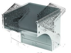 DKC Угол CDV 90 вертикальный внеш. 100/80 нержавеющий арт. 37372INOX