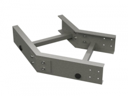 DKC Угол горизонтальный 45° 150x900 R300, стеклопластик арт. GLG41590