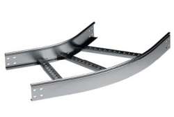 DKC Угол горизонтальный 45 градусов 50x600 R-300, горячеоцинкованный арт. LC0536HDZ